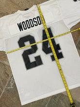 Load image into Gallery viewer, Vintage Oakland Raiders Charles Woodson Nike Football Jersey, Size Large