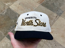 Load image into Gallery viewer, Vintage Minnesota North Stars Sports Specialties Script Snapback Hockey Hat