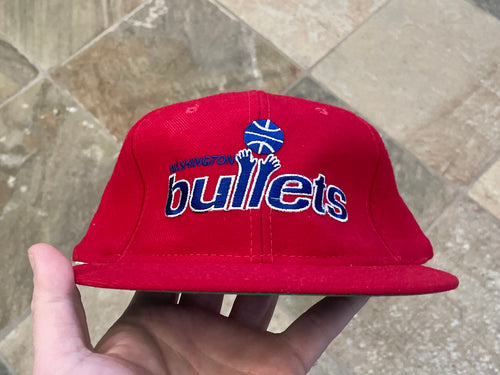 Vintage Washington Bullets Starter Arch Snapback Basketball Hat