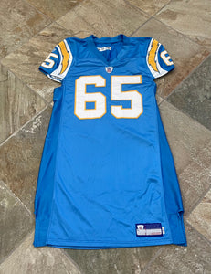Vintage San Diego Chargers Cory Withrow Game Worn Reebok Football Jersey