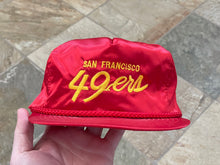 Load image into Gallery viewer, Vintage San Francisco 49ers Satin Script Strapback Football Hat