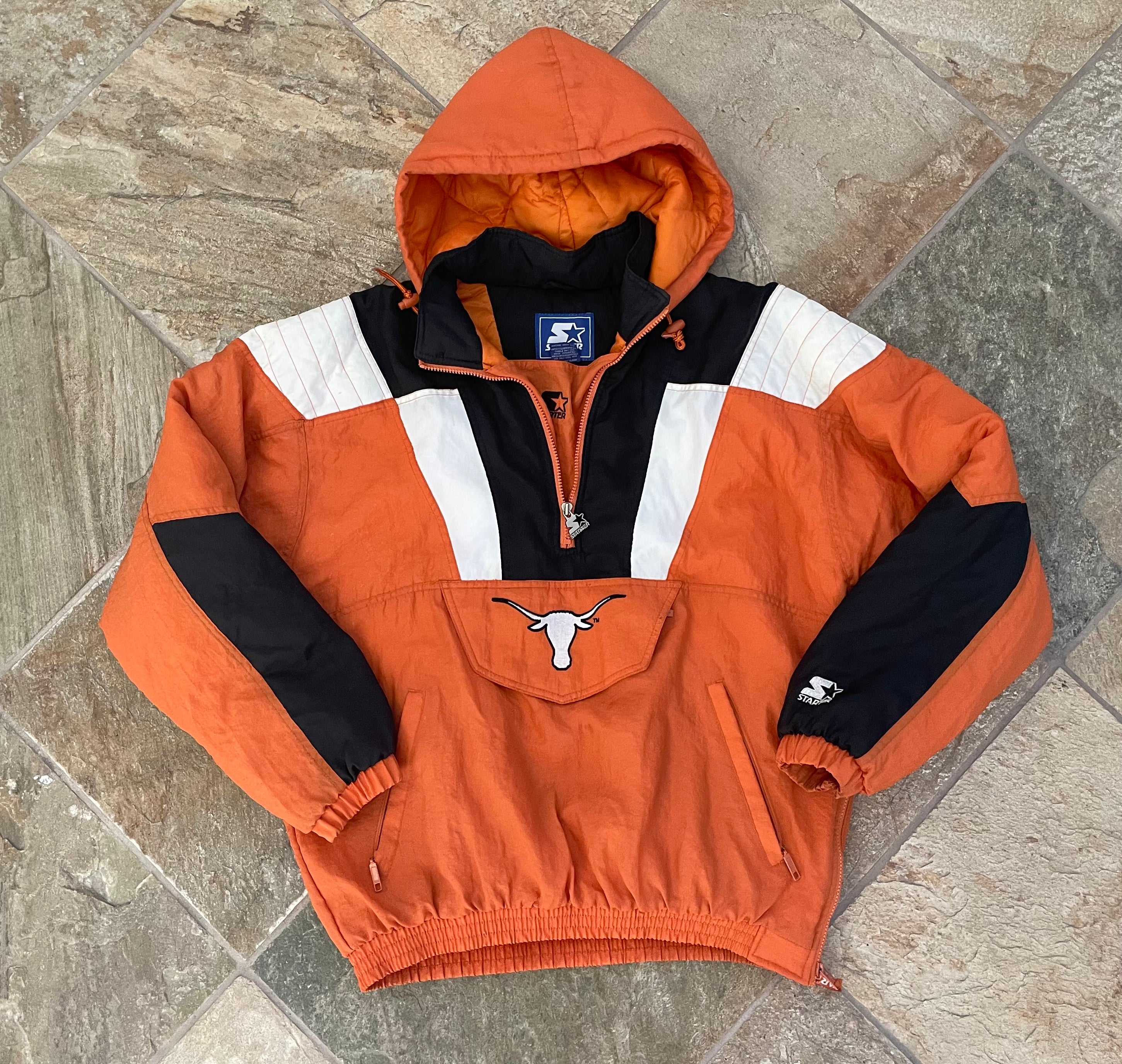 Vintage Texas Longhorns Starter Parka College Jacket, Size Large