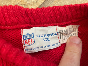 Vintage New England Patriots Cliff Engle Sweater Football Sweatshirt, Size XL