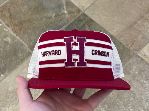 Vintage Harvard Crimson AJD Snapback College Hat