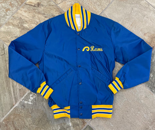 Vintage Los Angeles Rams DeLong Satin Football Jacket, Size Small