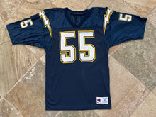 Load image into Gallery viewer, Vintage San Diego Chargers Junior Seau Champion Football Jersey, Size 44, Large