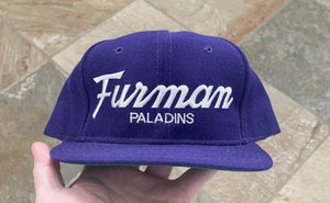 Vintage Furman Paladins Sports Specialties Script Snapback College Hat