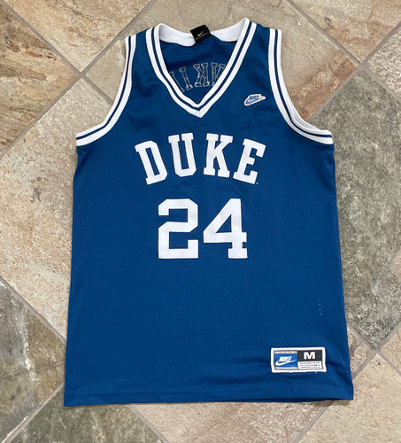 Vintage Duke Blue Devils Johnny Dawkins Nike College Basketball Jersey, Size Medium