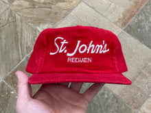 Load image into Gallery viewer, Vintage St. John’s Redmen Sports Specialties Corduroy Script Snapback College Hat