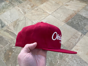 Vintage Oklahoma Sooners Sports Specialties Script Snapback College Hat