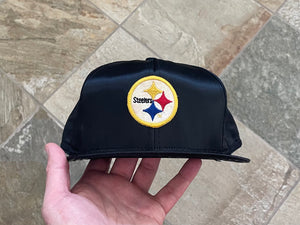 Vintage Pittsburgh Steelers AJD Satin Snapback Football Hat