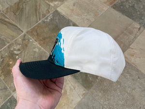 Vintage Carolina Panthers Logo 7 Splash Snapback Football Hat