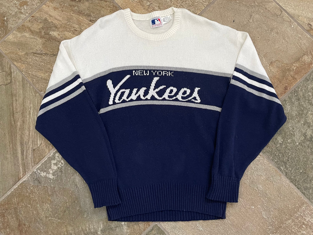 Vintage New York Yankees Cliff Engle Sweater Baseball Sweatshirt, Size Medium