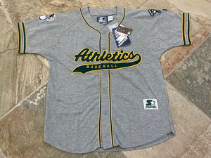Vintage Oakland Athletics Starter Tailsweep Baseball Jersey, Size Large