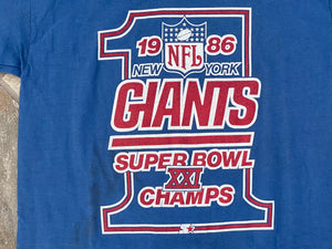 Vintage New York Giants Starter Super Bowl Football TShirt, Size Medium