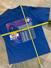 Load image into Gallery viewer, Vintage Texas Rangers Nolan Ryan Nutmeg Baseball TShirt, Size XL