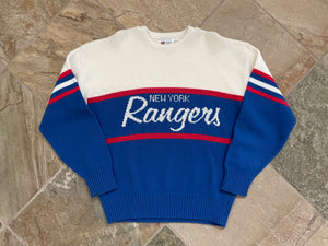 Vintage New York Rangers Cliff Engle Sweater Hockey Sweatshirt, Size Large