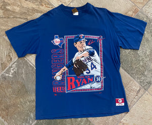 Vintage Texas Rangers Nolan Ryan Nutmeg Baseball TShirt, Size XL