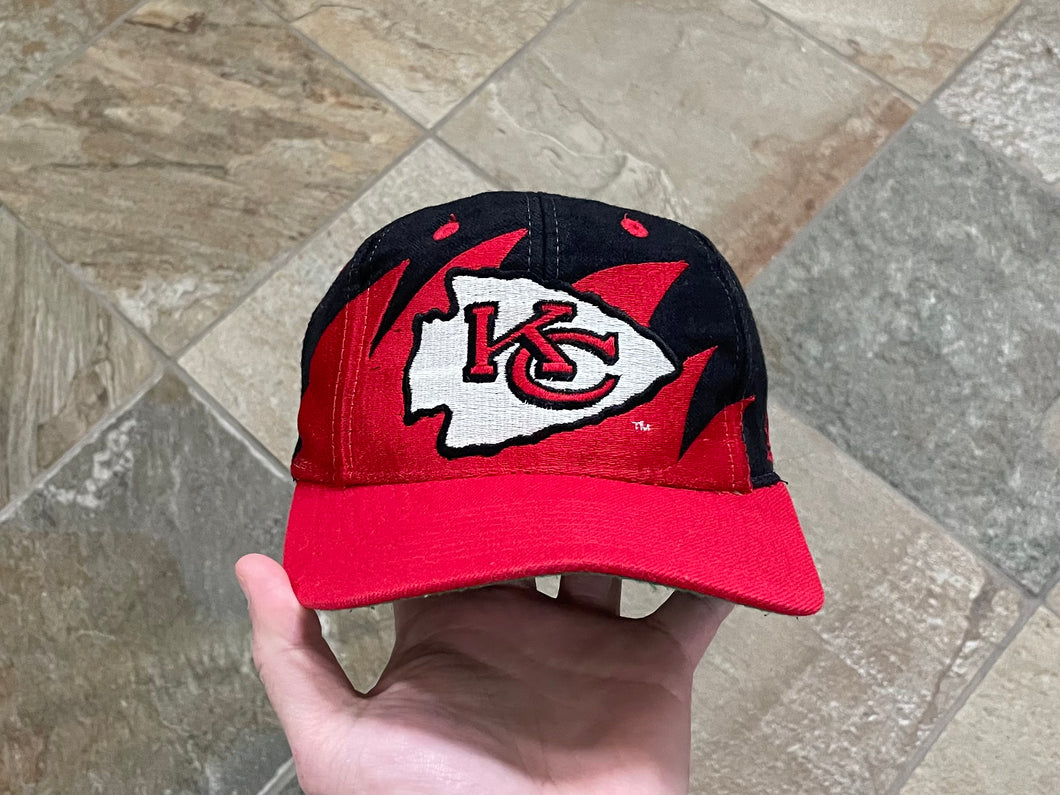 Vintage Kansas City Chiefs Logo Athletic Sharktooth Snapback Football Hat