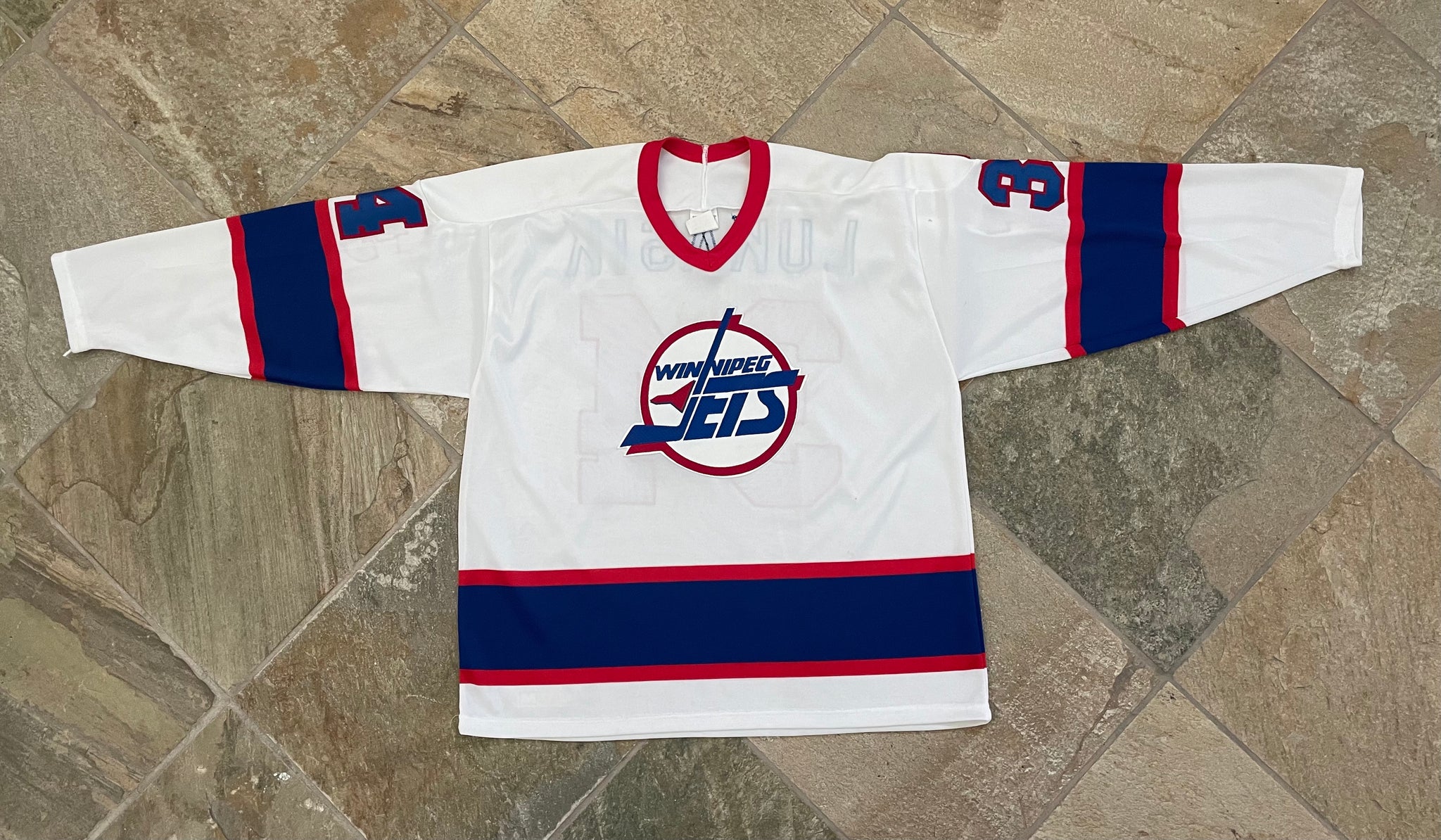 Vintage Winnipeg Jets CCM Hockey Jersey 