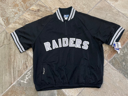 Vintage Los Angeles Raiders Majestic Football Jersey, Size Large