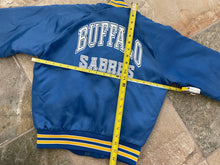 Load image into Gallery viewer, Vintage Buffalo Sabres Chalkline Satin Hockey Jacket, Size Youth Large, 14-16