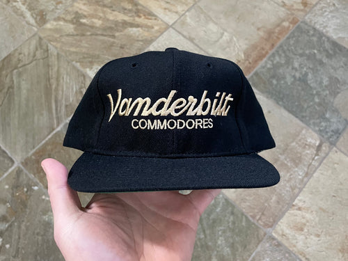 Vintage Vanderbilt Commodores Sports Specialties Script Snapback College Hat