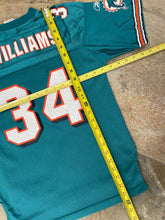 Load image into Gallery viewer, Vintage Miami Dolphins Ricky Williams Reebok Football Jersey, Size Youth Medium, 10-12