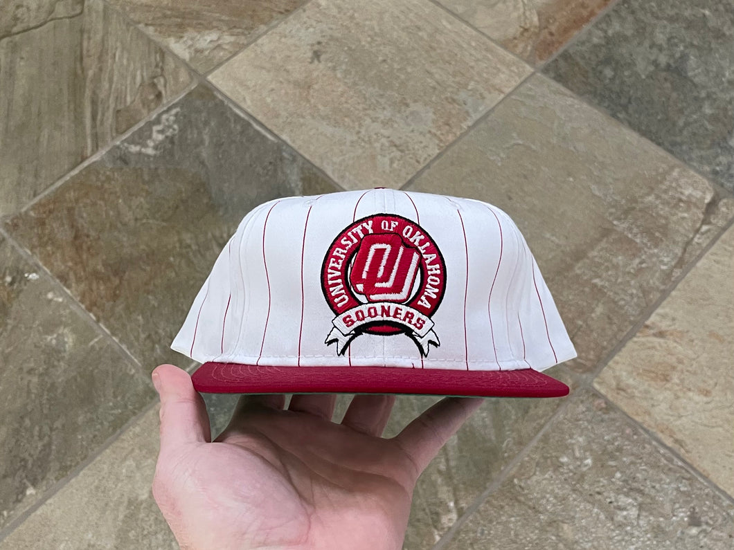 Vintage Oklahoma Sooners Starter Pinstripe Snapback College Hat