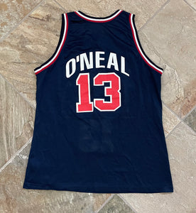 Vintage Team USA Shaquille O’Neal Champion Basketball Jersey, Size 48, XL