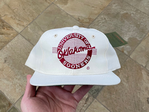 Vintage Oklahoma Sooners The Game Circle Logo Snapback College Hat