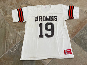 Vintage Cleveland Browns Bernie Kosar Rawlings Football TShirt, Size Large