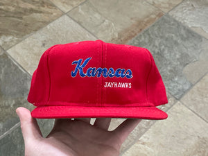 Vintage Kansas Jayhawks The Game Script Snapback College Hat