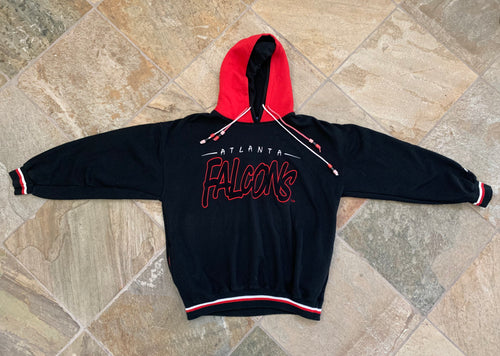 Vintage Atlanta Falcons Starter Double Hooded Football Sweatshirt, Size XL