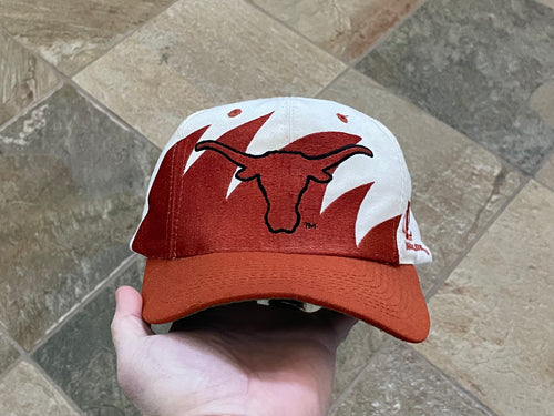 Vintage Texas Longhorns Logo Athletic Sharktooth Snapback College Hat