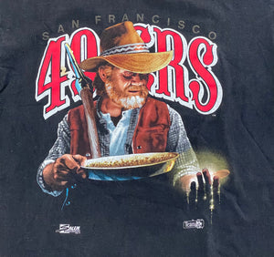 Vintage San Francisco 49ers Salem Sportswear Football TShirt, Size Large