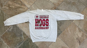 Vintage Arkansas Razorbacks College Sweatshirt, Size XL