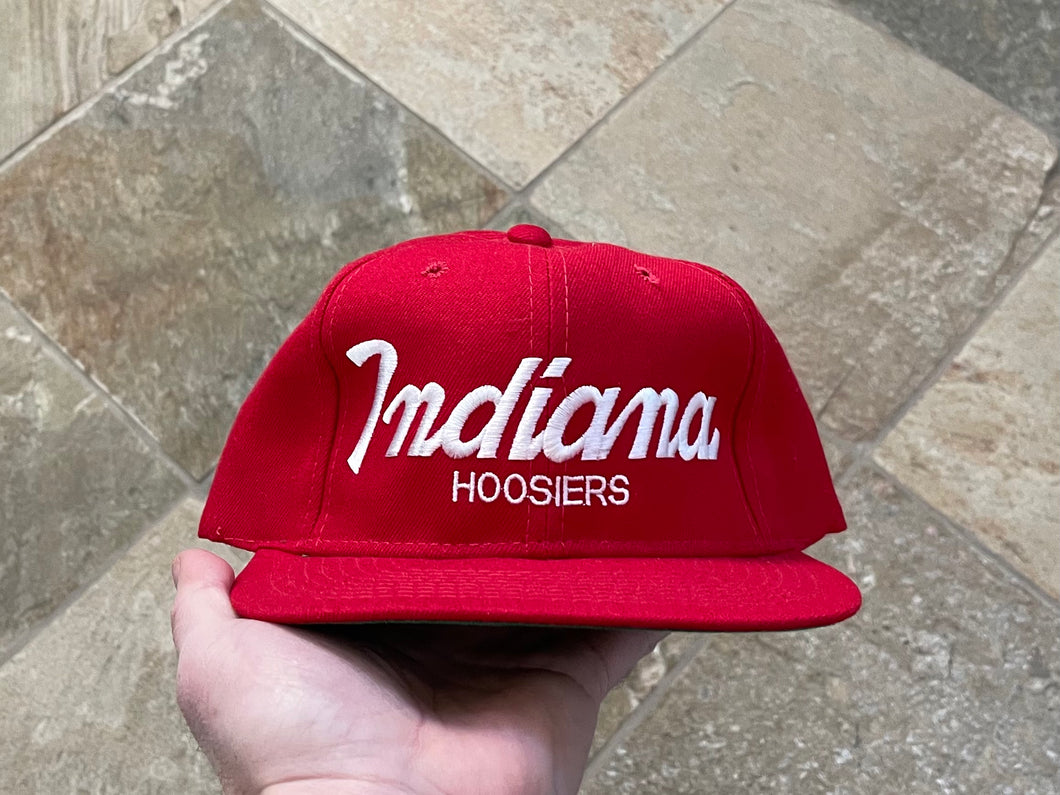 Vintage Indiana Hoosiers Sports Specialties Script Snapback College Hat