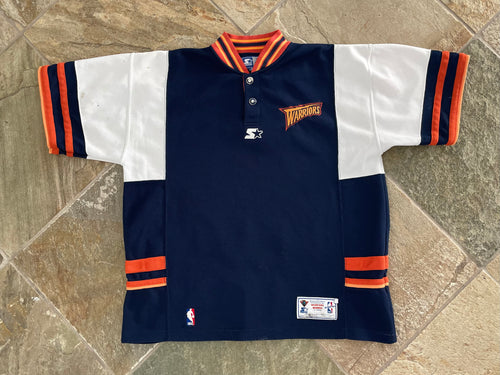 Vintage Golden State Warriors Starter Warm Up Basketball Jacket, Size 52, XL
