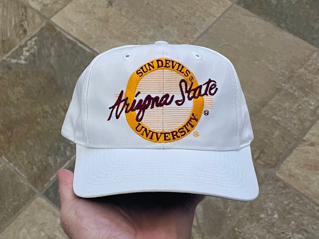 Vintage Arizona State Sun Devils The Game Circle Logo Snapback College Hat