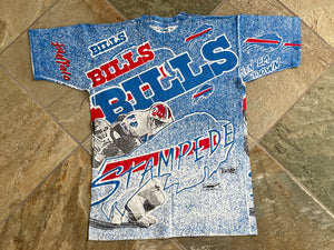 Vintage Buffalo Bills Magic Johnson Football TShirt, Size Large