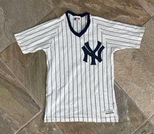 Load image into Gallery viewer, Vintage New York Yankees Sand Knit Baseball Jersey, Size Youth Large