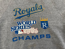 Load image into Gallery viewer, Vintage Kansas City Royals 1985 World Series Baseball Sweatshirt, Size Medium