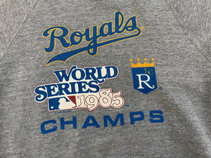 Vintage Kansas City Royals 1985 World Series Baseball Sweatshirt, Size Medium