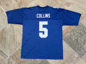 Vintage New York Giants Kerry Collins Reebok Football Jersey, Size XL