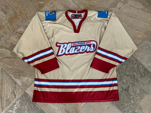 Vintage Oklahoma City Blazers CHL SP Hockey Jersey, Size Large