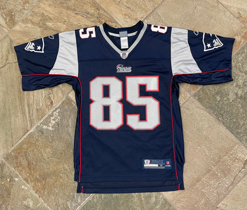 Vintage New England Patriots Chad Ochocinco Reebok Football Jersey, Size Small