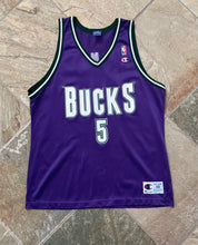 Load image into Gallery viewer, Vintage Milwaukee Bucks Tim Thomas Champion Basketball Jersey, Size 48, XL