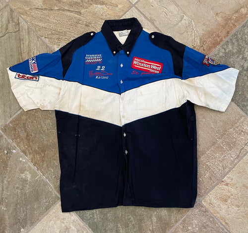 Vintage NASCAR St. James Davis Winston Cup Race Pit Shirt, Size XXL ###