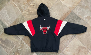 Vintage Chicago Bulls Starter Parka Basketball Jacket, Size Large